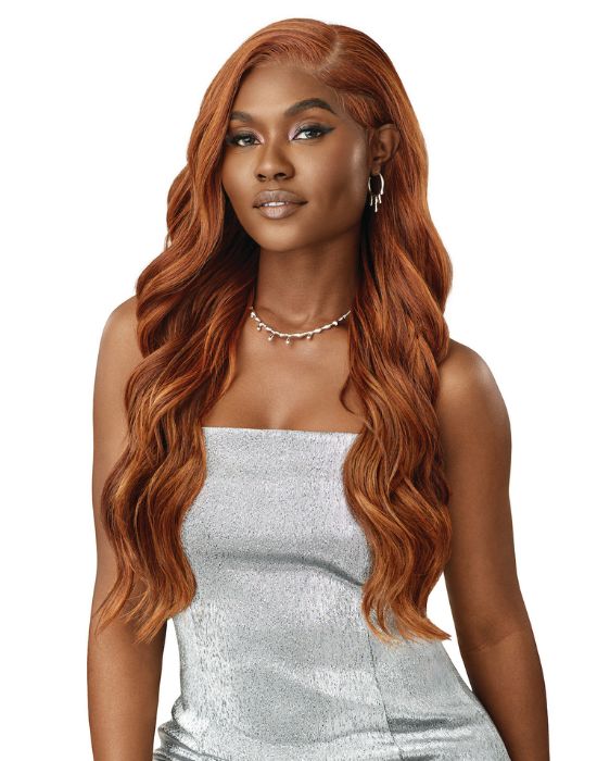 Outre Melted Hairline Swirlista Swirl 102 HD Lace Front Wig front view