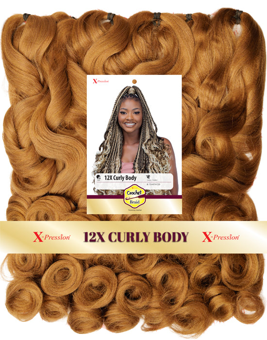 X-Pression 12x Curly Body