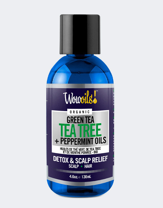 Wow Oils - Organic Tea Tree, Green Tea & Peppermint Oils