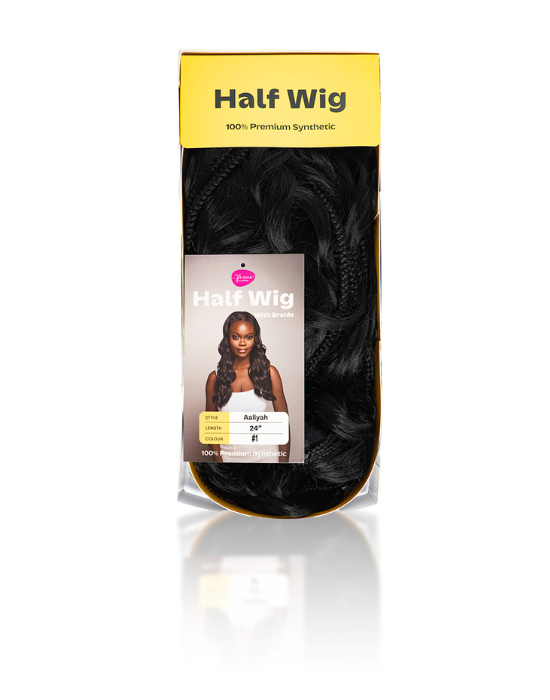Feme Half Wig Aaliyah packaging
