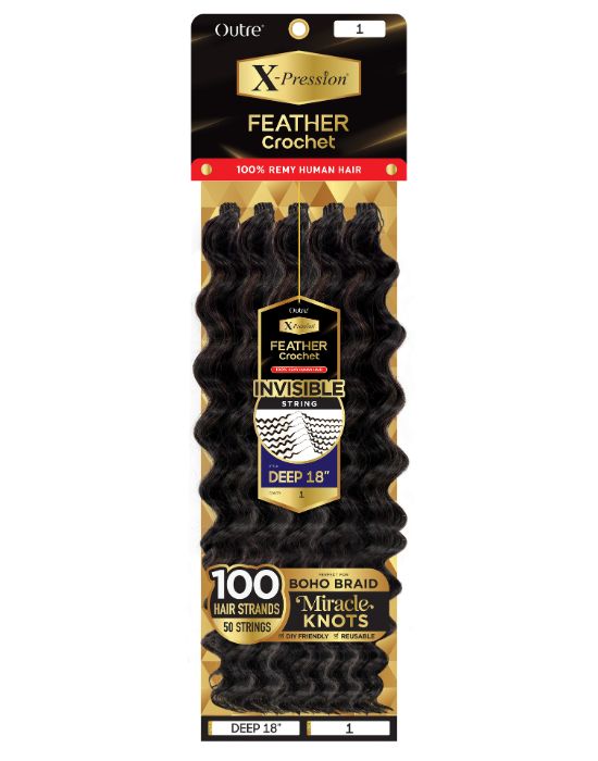 X-Pression Remi Feather Crochet - Deep