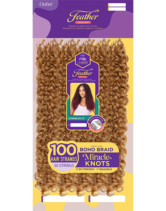 Outre Purple Pack Brazilian - Feather Crochet Dominican