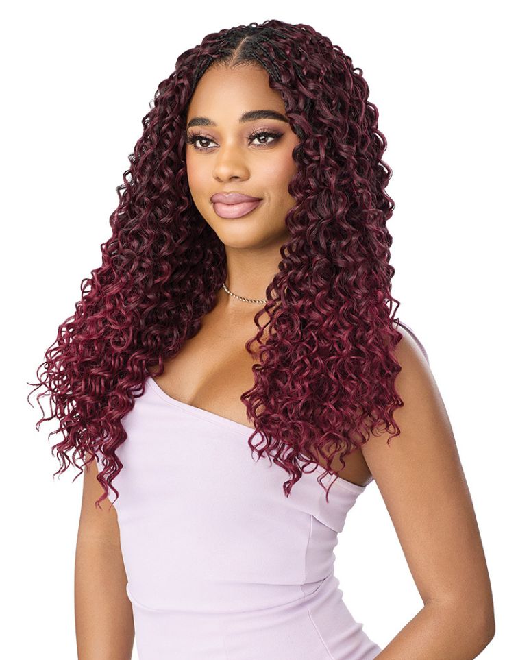 Outre Purple Pack Brazilian - Feather Crochet Dominican