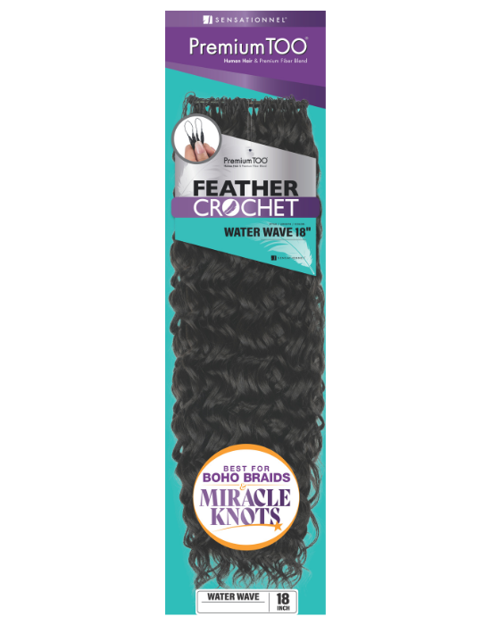 Premium Too Blend Feather Crochet - Water Wave