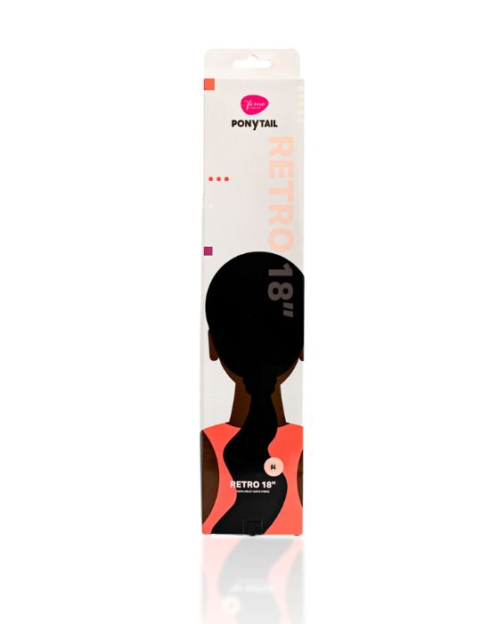 The Feme Collection Retro Ponytail packaging