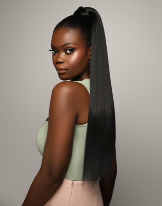 The Feme Collection Slick Ponytail
