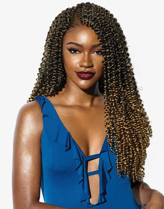 LANS Passion Twist Crochet Crochet Hair Styles Synthetic 18 Inch