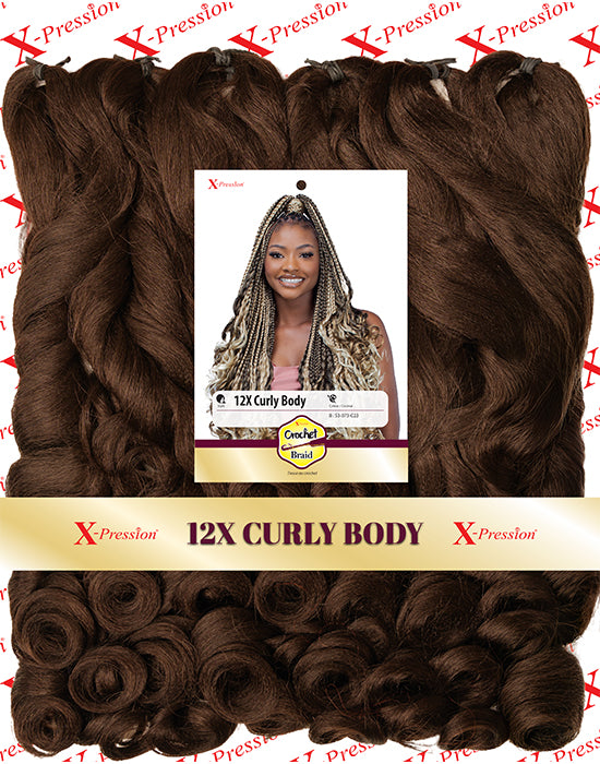 X-Pression 12x Curly Body