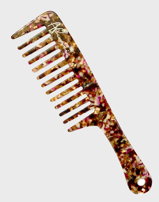 Blackcurrant Wide Tooth Comb