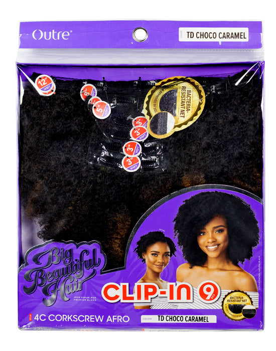 Load image into Gallery viewer, Big Beautiful Hair Clip-in - 4C Corkscrew Afro
