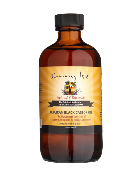 Huile De Ricin Noir Jamaïcaine Sunny Isle – Soin Cheveux Et Peau – Neuf Original – Fabriqué Au Royaume-Uni