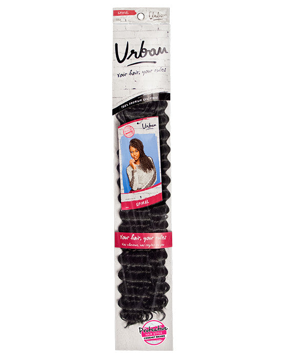 Urban Spiral Protective Hairstyles Crochet Braids | Packaging